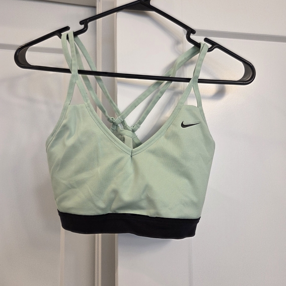 Nike Other - Nike Women's Light Green and Black Sports Bra